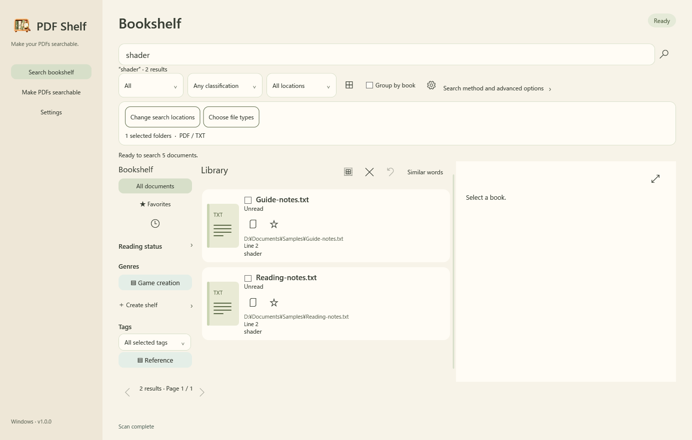 Find documents by their contents
